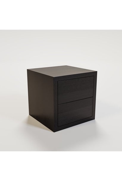 JAMES Nightstand 50x50cm smoke wood