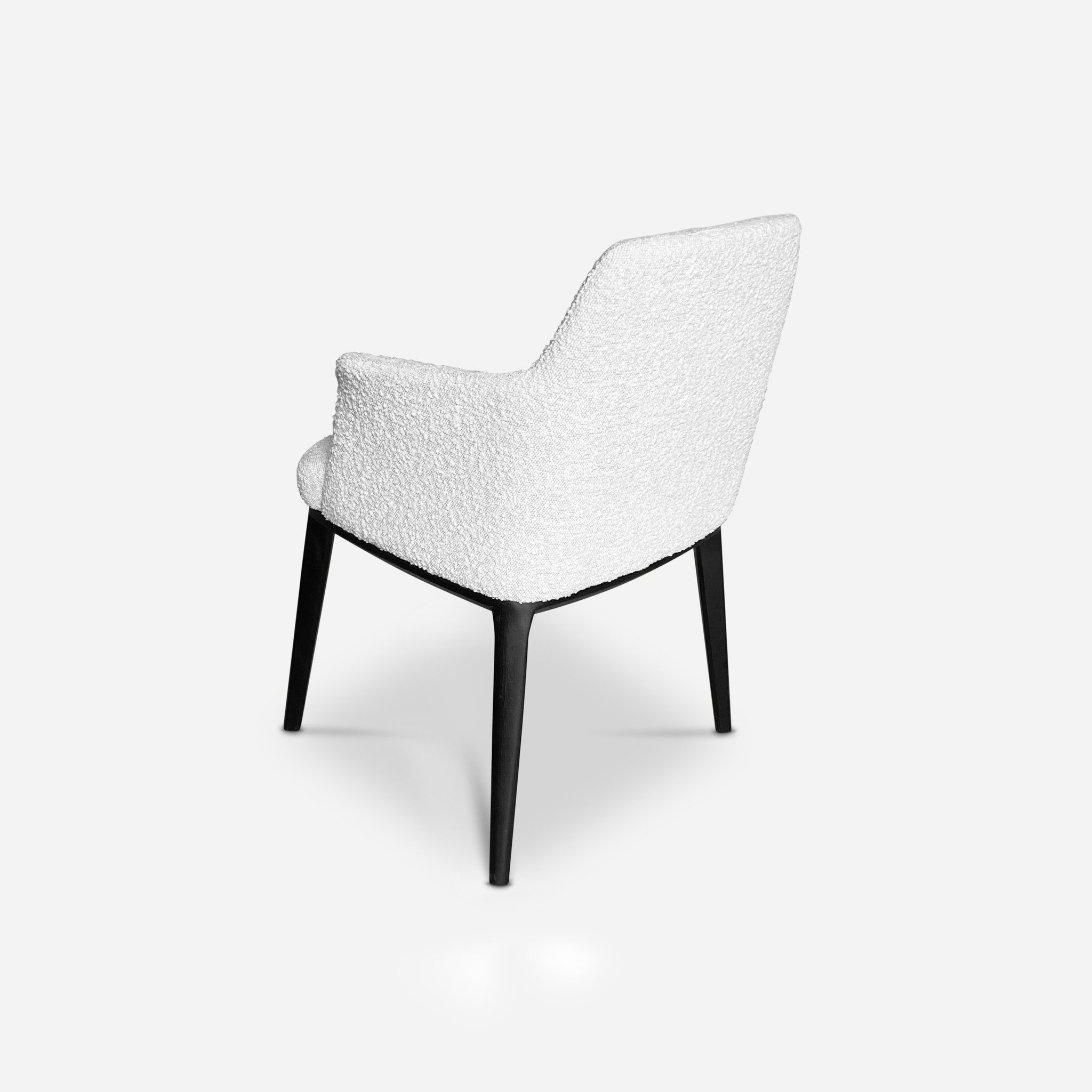 MILANO Dining Chair Boucle White-3