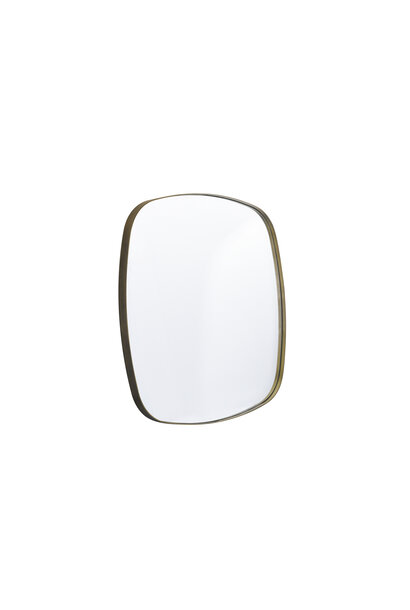 FLAVIO  Mirror 100 Square aged bronze finish
