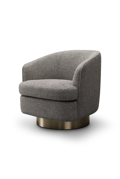 BORELLI Arm chair grey chanel tweed
