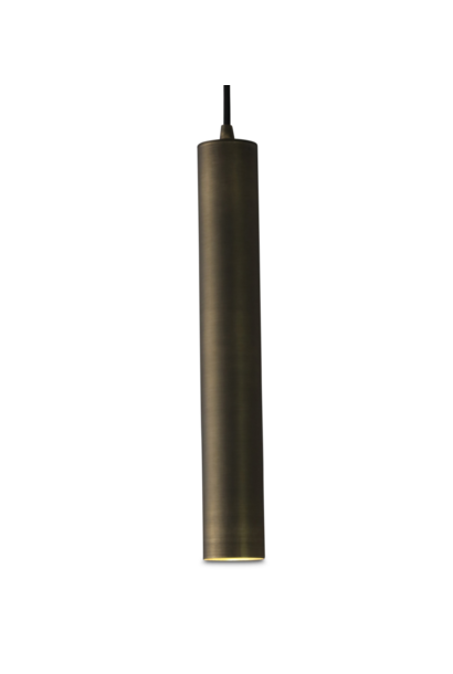 TUBES Pendant light bronze finish