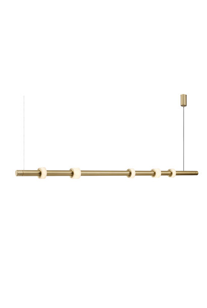 GIO Chandelier brushed brass