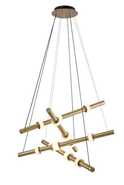 GIO Chandelier set of 4  brushed brass