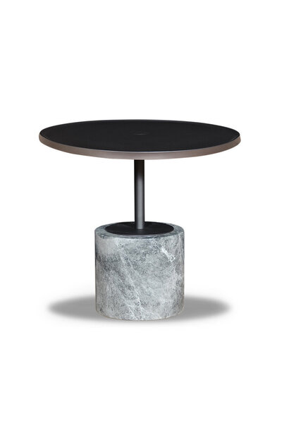 LAURO end table marble fior di bosco