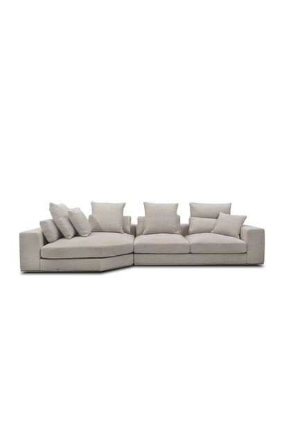 VENICE  Sofa Taupe Left corner