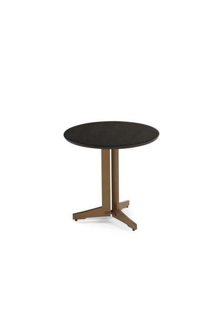 Luna end table large 60cm oak veneer