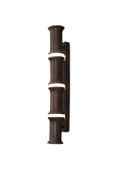 BAMBOO Wall light L Antique Bronze