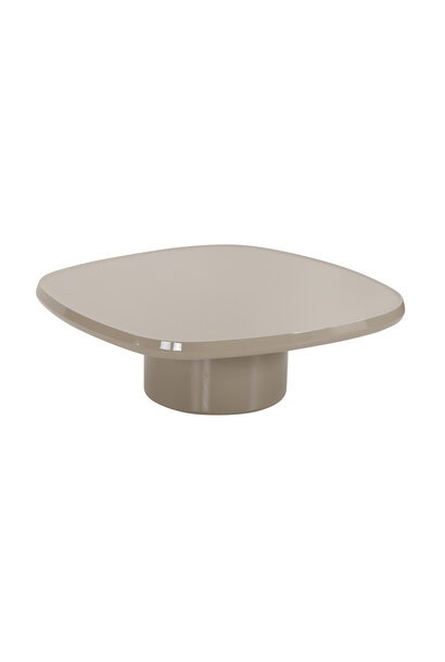 MORGAN Coffee table 90, taupe glossy