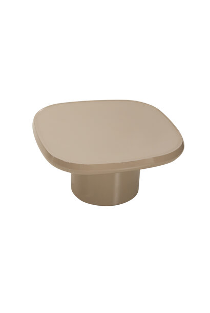 MORGAN Coffee table 60, taupe glossy