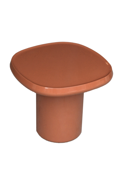 MORGAN End table 47, amber glossy