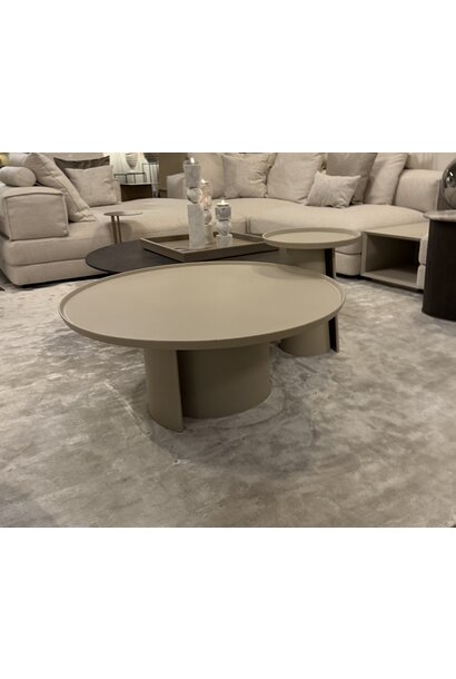BELLAGIO Round coffee table Craie