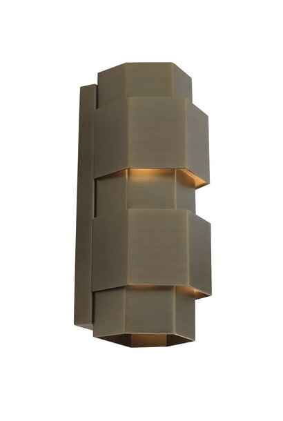 SAINT Wall light hexagon bronze