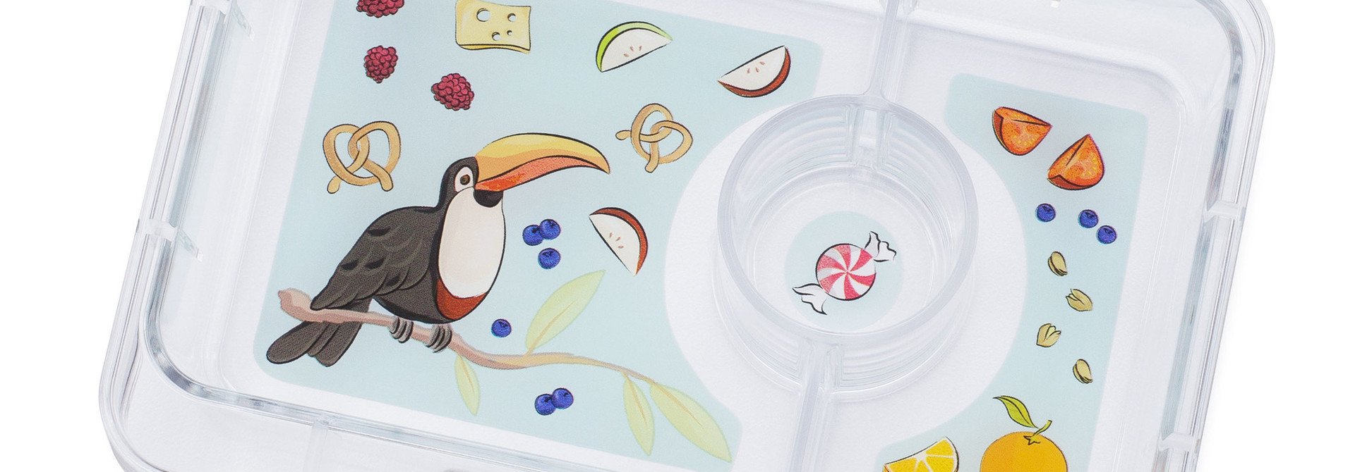 Yumbox MiniSnack - extra tray - 3 vakken - Toucan tray