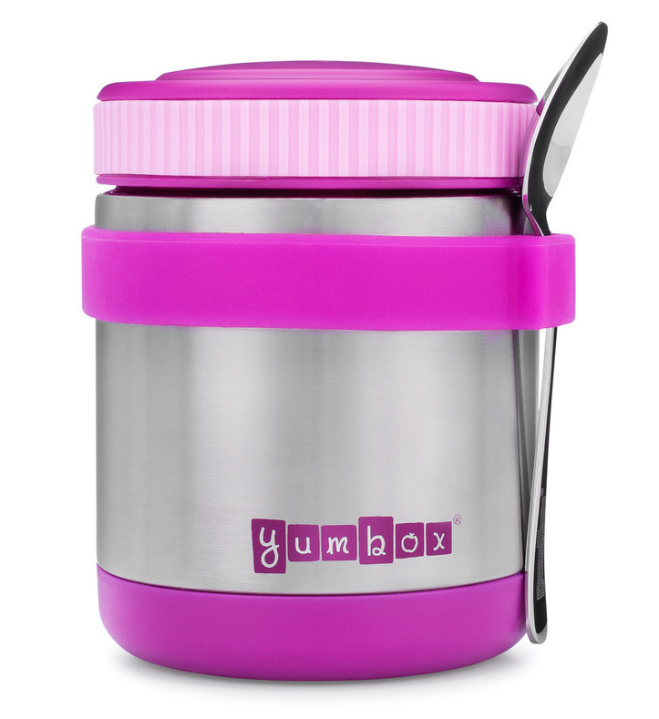 Yumbox Zuppa thermos container Bijoux paars purple with spoon-1