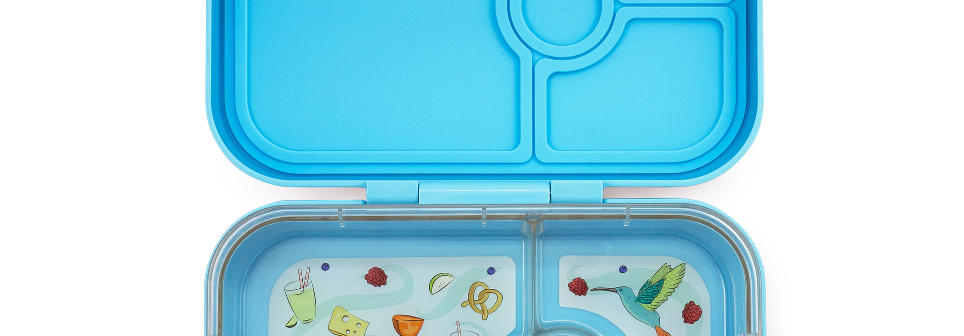 Yumbox Panino 4-sections Nevis blue / Paradise tray