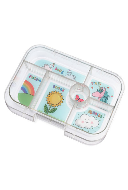 Yumbox Original tray 6-vakken Eenhoorn