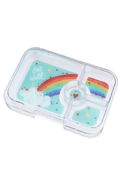 Yumbox Tapas XL tray 4-sections Rainbow