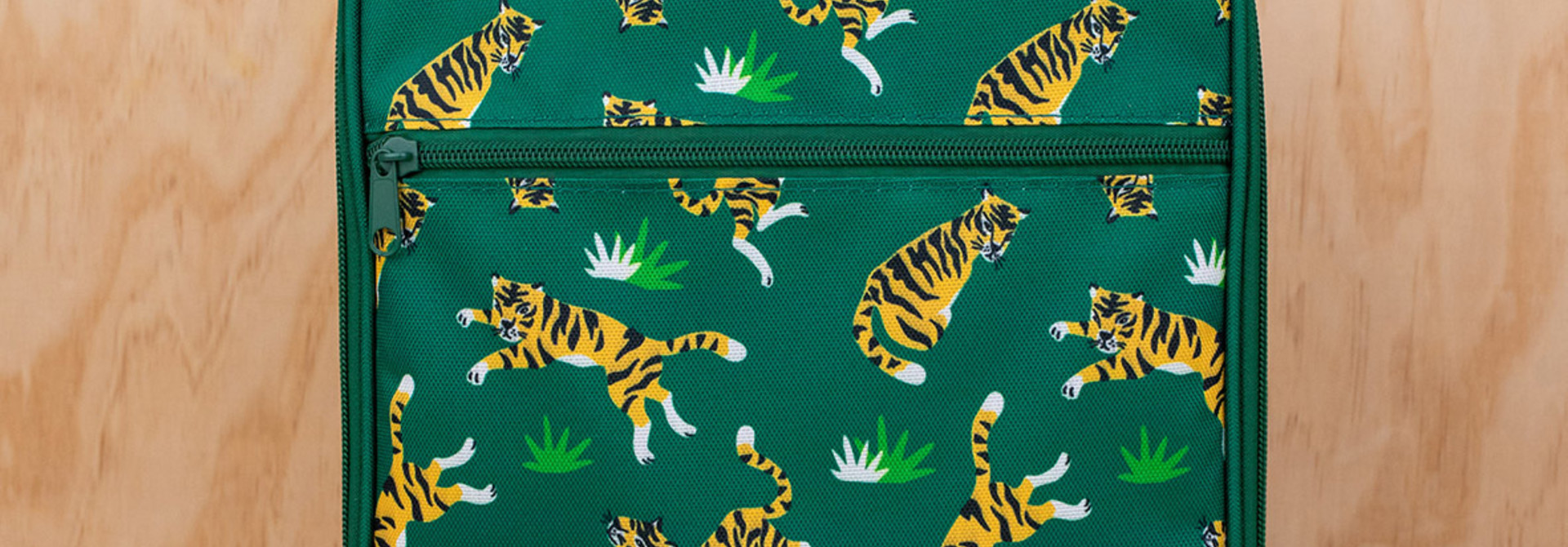 MontiiCo Insulated Lunch Bag Large - Tiger