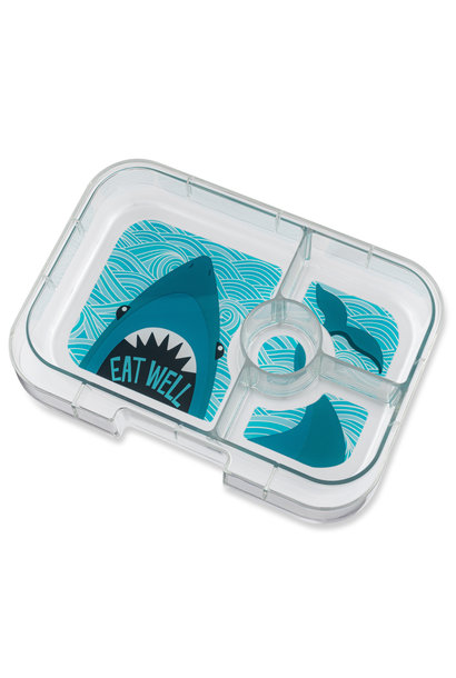 Yumbox Panino tray 4 sections Shark