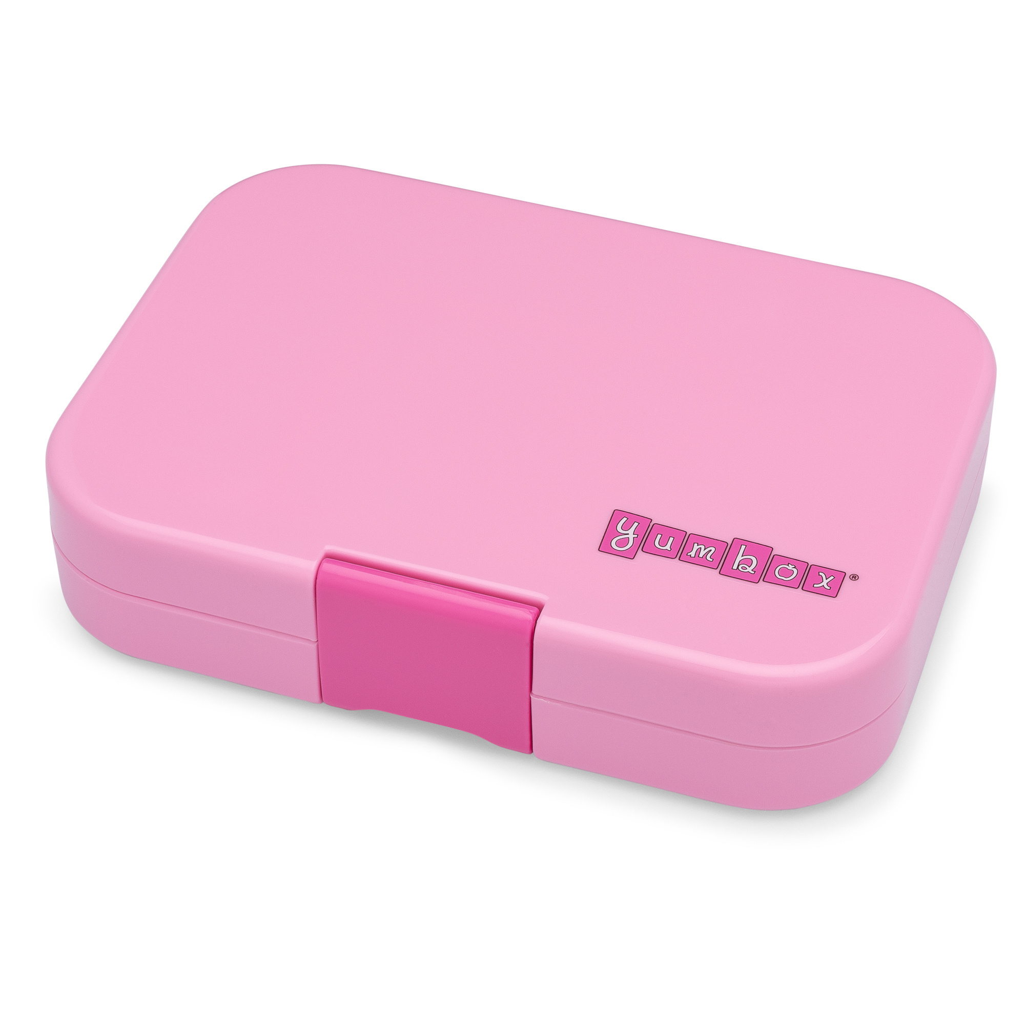 Yumbox Leakproof Sandwich friendly Bento box - Panino 4-sections Power pink / Panda tray-3