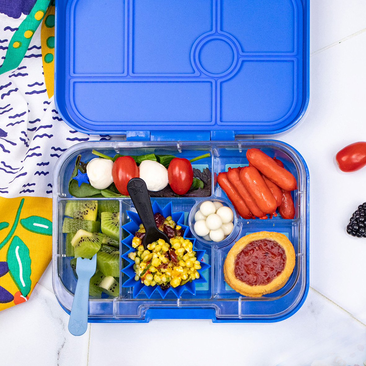 Lunch Punch Bento Set - Electric Blue-2
