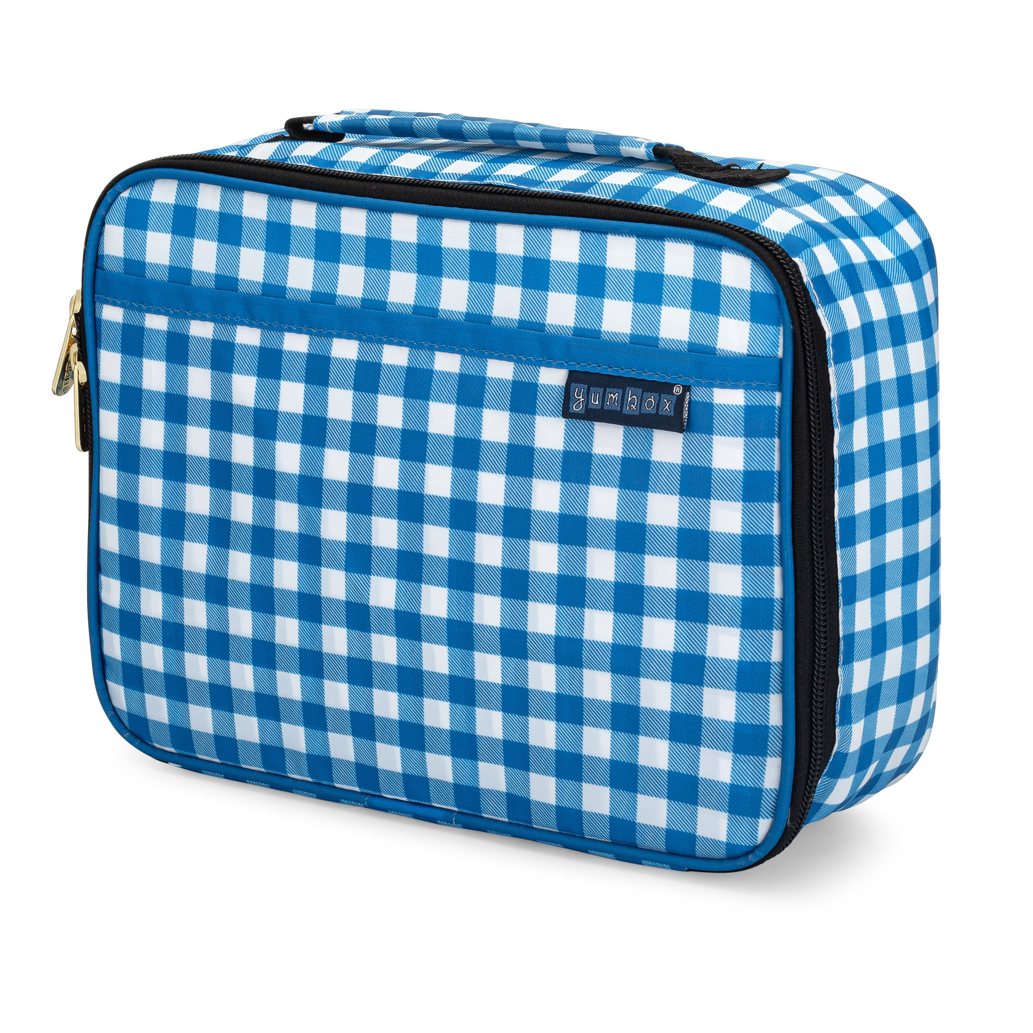 Yumbox Classic lunch bag Vichy Blue-3