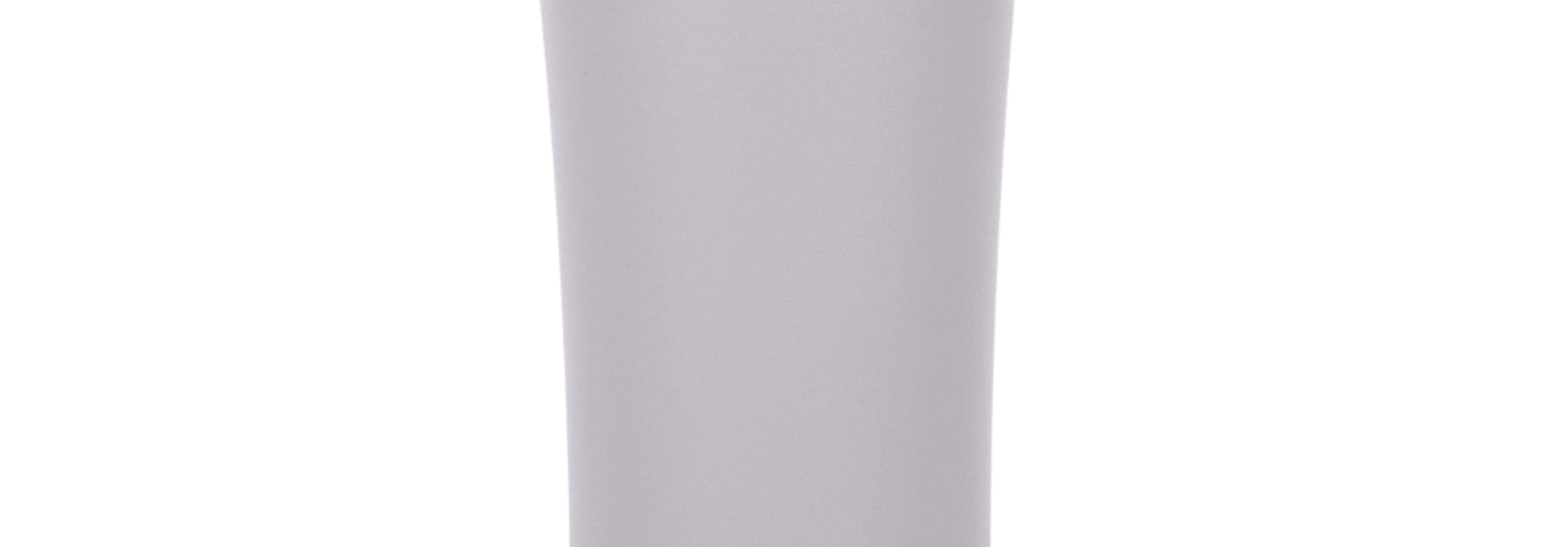 MontiiCo Mega Thermos Coffee Cup - with lid - Stainless Steel - Chrome Grey - 475ml