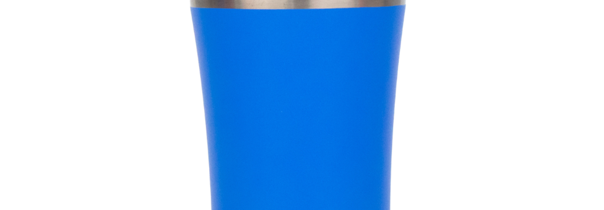 MontiiCo Regular Thermos Coffee Cup - with lid - Stainless Steel - Blueberry Blue - 350ml