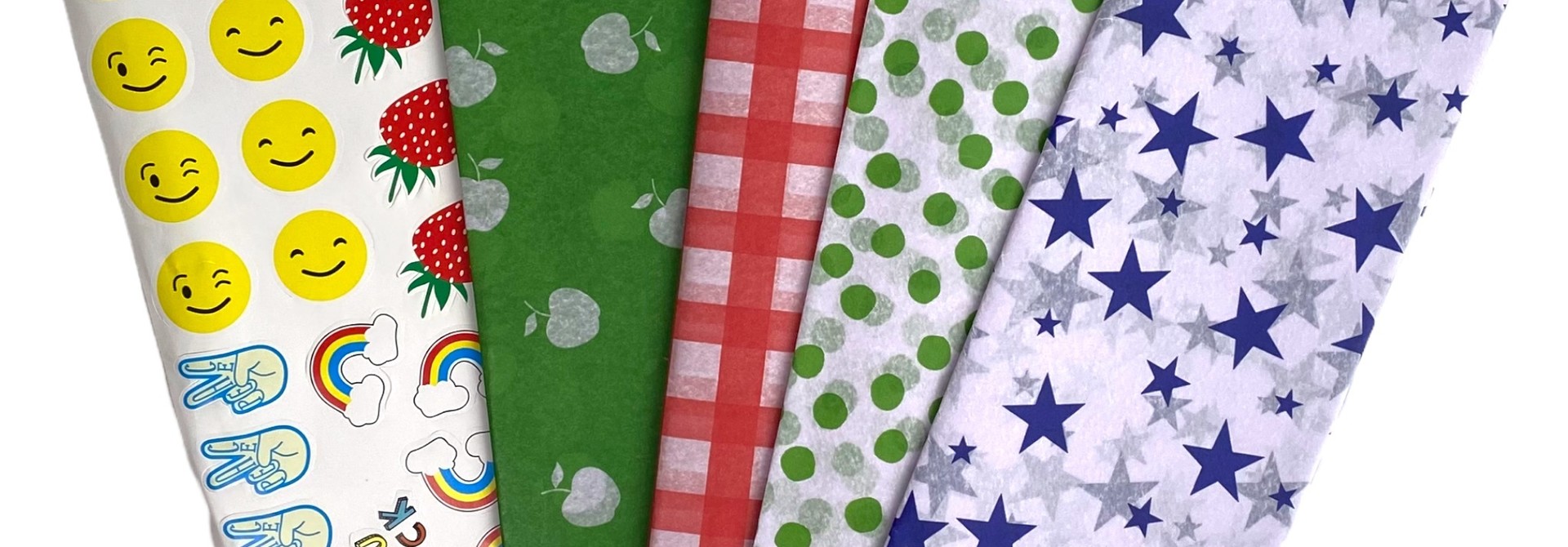 Yumbox Sandwich paper wrapper Stars