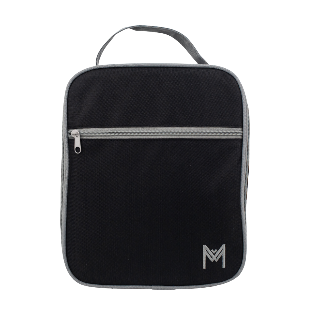 MontiiCo insulated Lunch Bag Large - Unicorn V3 - Coal black-1