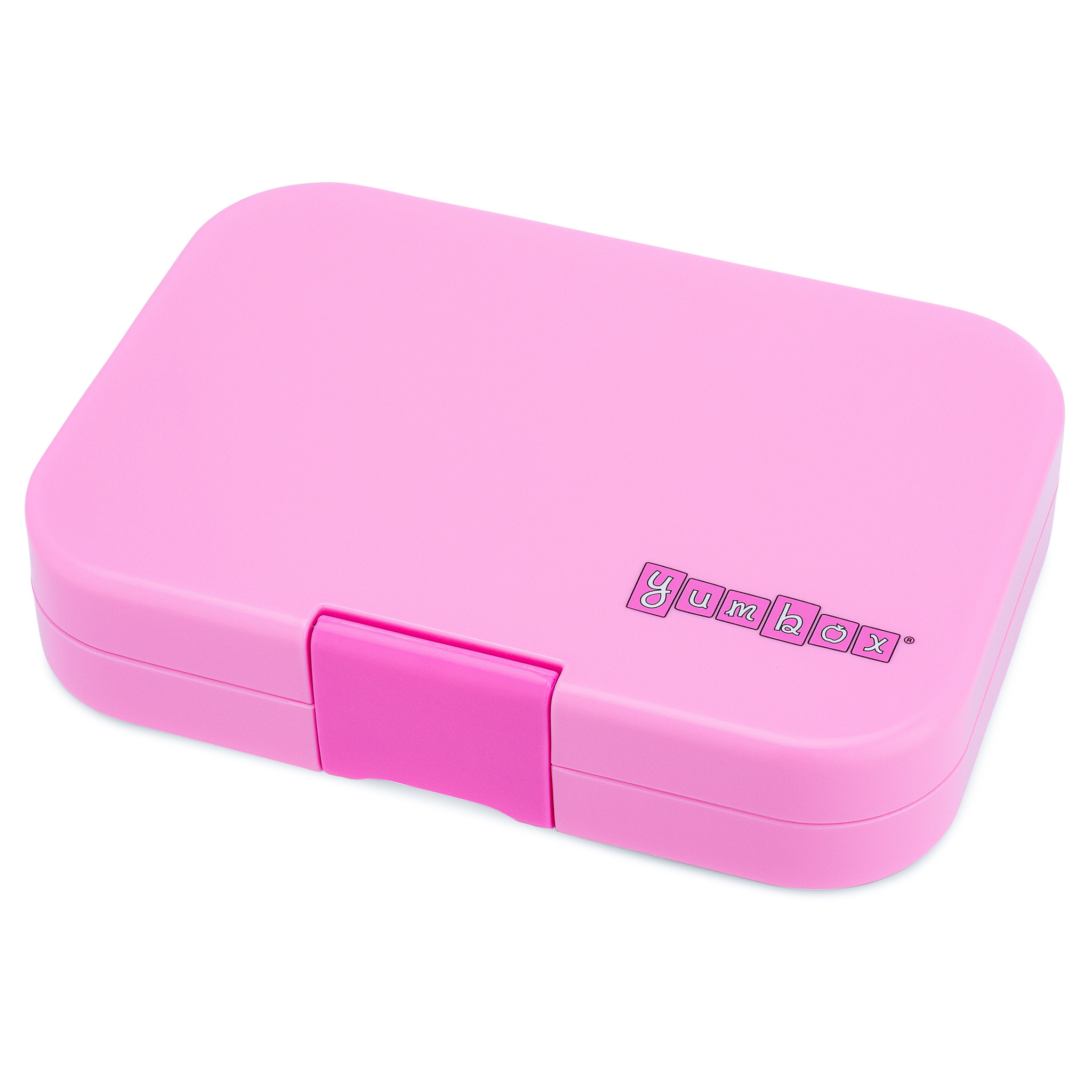 Yumbox Panino - Leakproof Sandwich friendly Bento box - 4-sections - Fifi Pink / Paris je t'aime tray-3