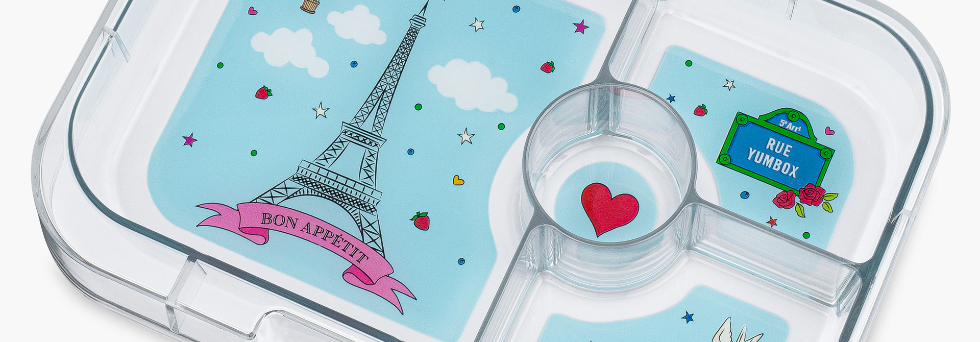 Yumbox Panino - extra tray - 4 vakken - Paris je t'aime