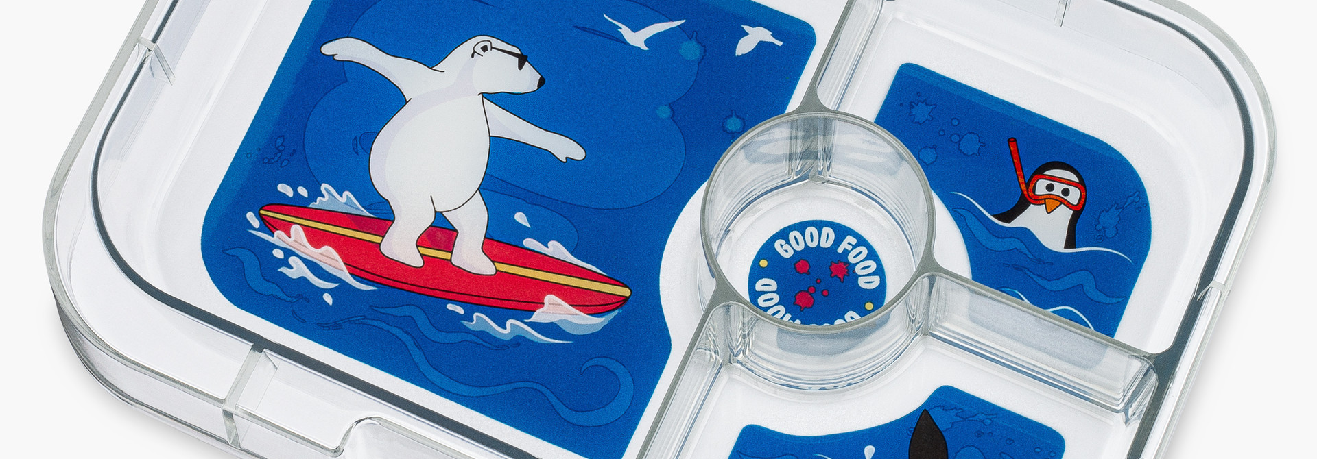 Yumbox Panino - extra tray - 4 vakken - Polar Bear
