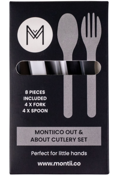 MontiiCo Cutlery Set Monochrome