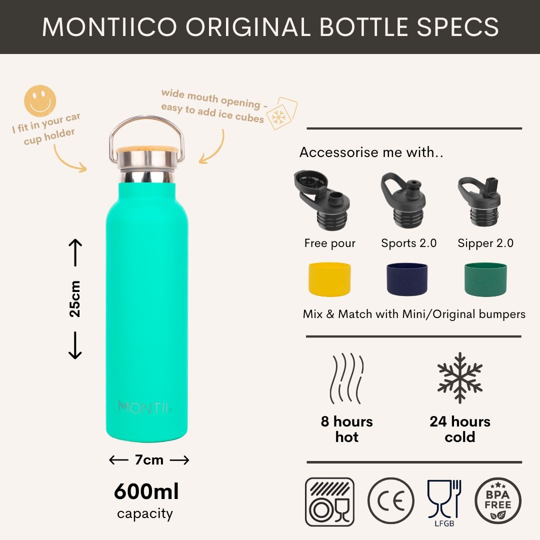 MontiiCo Original Drink Bottle - Kiwi