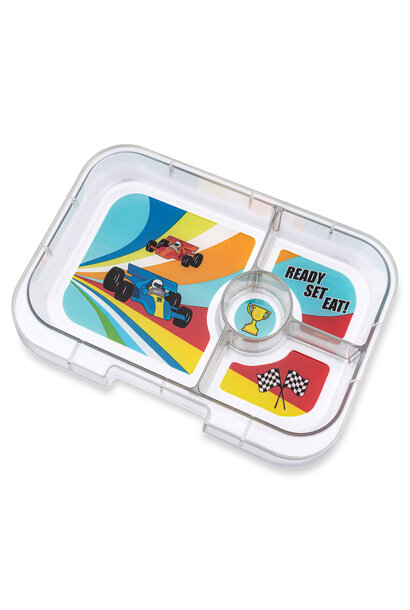 Yumbox Panino 4 Compartment Hazy Blue with Panther Tray – Kol Kid