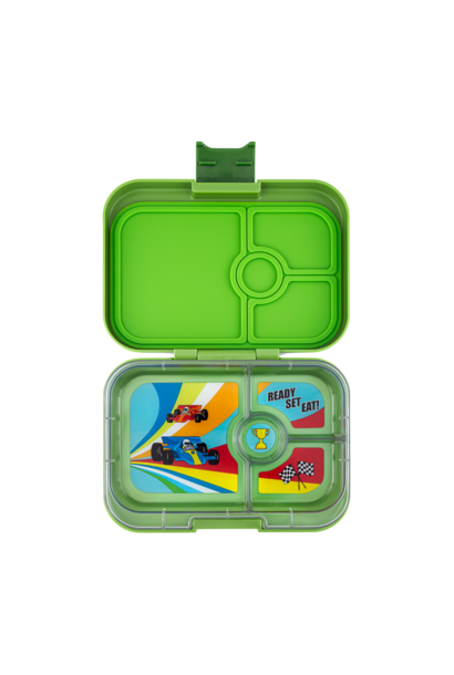 Yumbox Panino 4 vakken Matcha Green / Race Cars