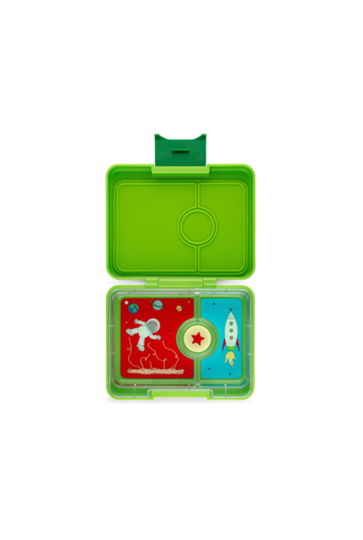 YUMBOX SNACK 3 SECTIONS MISTY AQUA