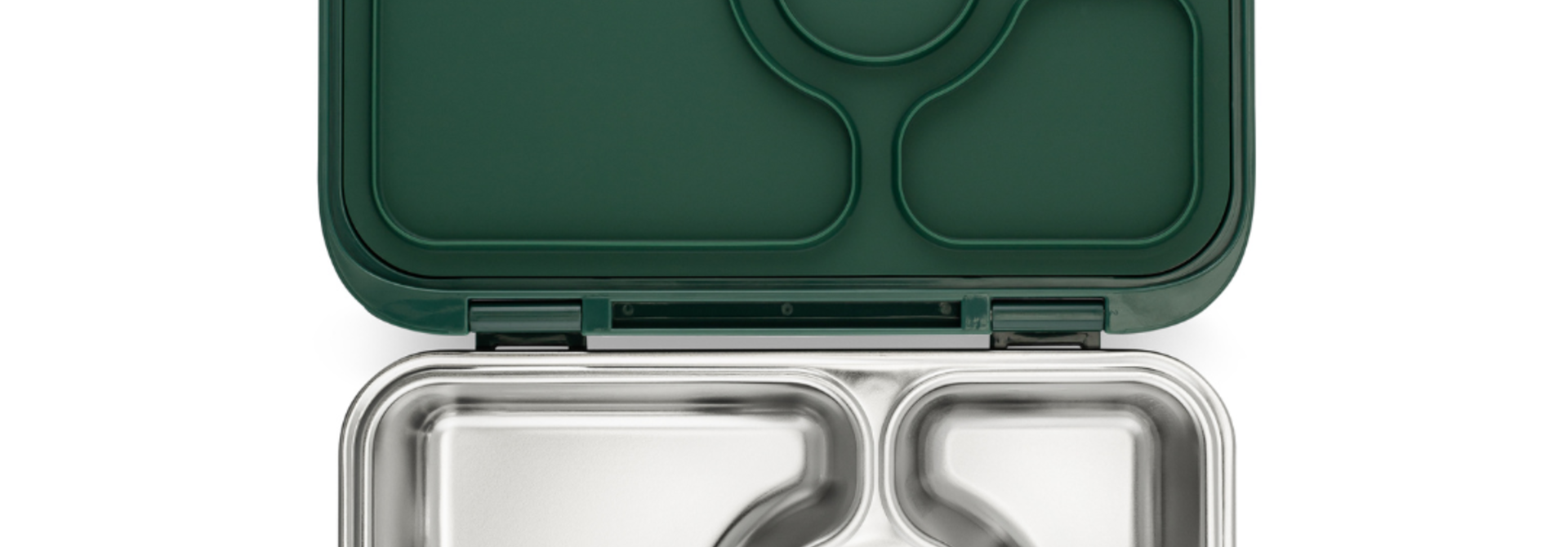 Yumbox Presto RVS - lekvrije Bento box - lunchbox volwassenen - Kale Green