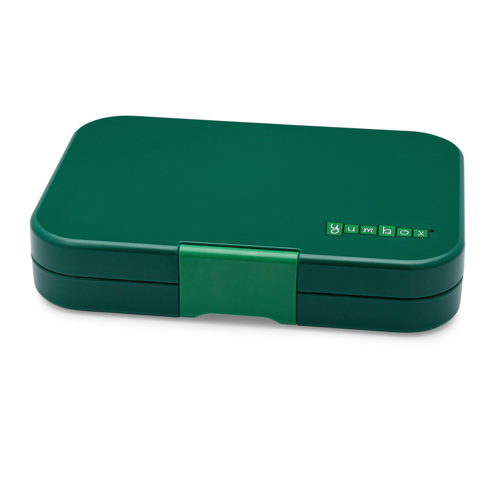 Yumbox Tapas XL - lekvrije Bento box lunchbox - 5 vakken - Greenwich Green / Green Clear tray-3