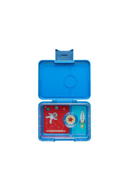 Yumbox Snack 3-sections Surf Blue / Rocket