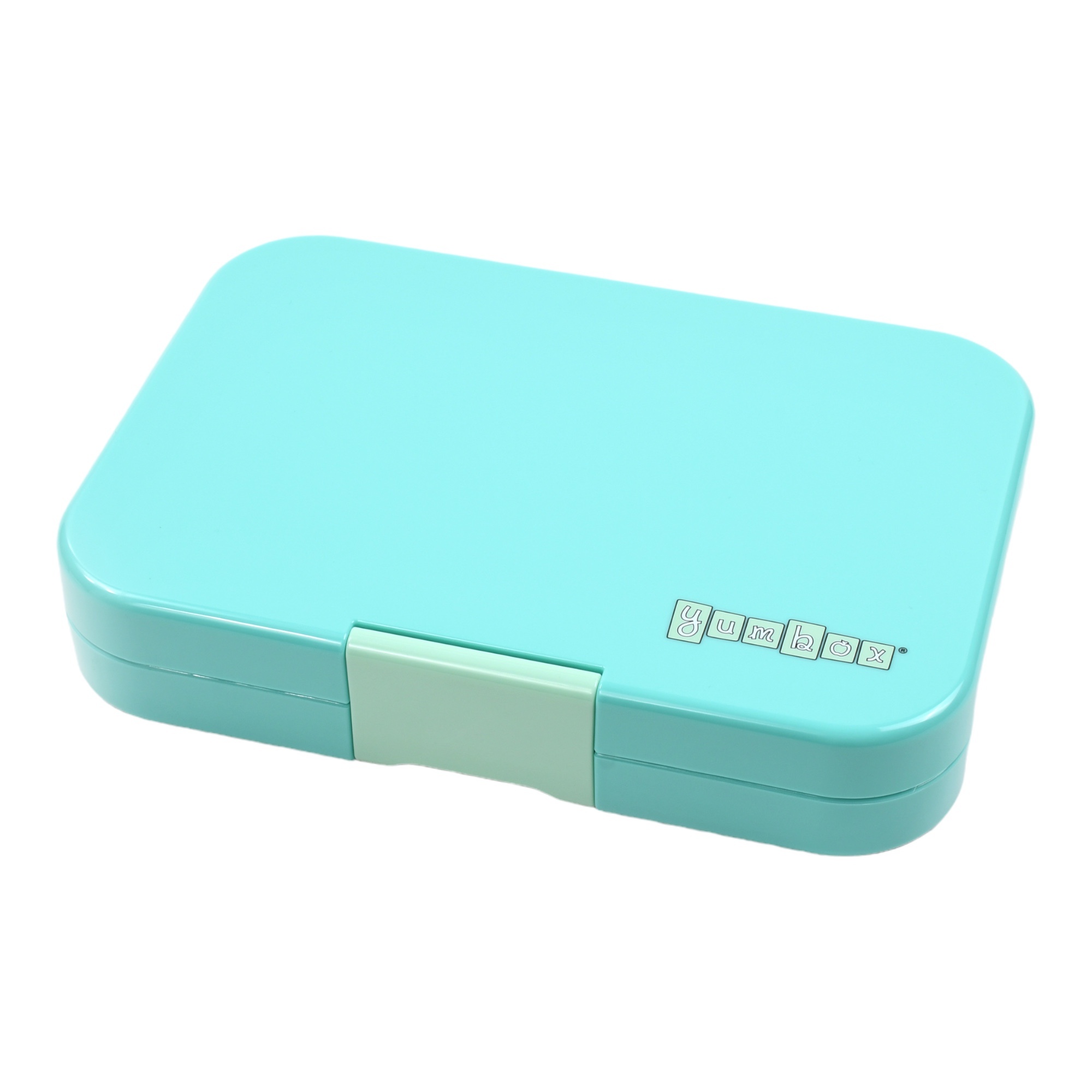 Yumbox Tapas XL - lekvrije Bento box lunchbox - 4 vakken - Antibes Blue / Rainbow tray-3