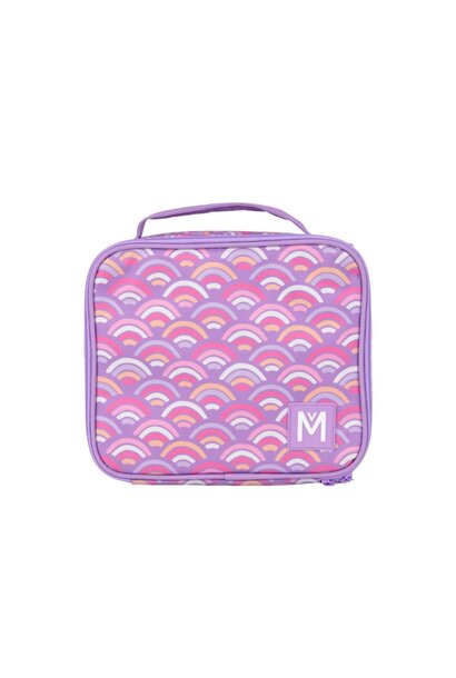 MontiiCo Insulated Lunch Bag M Rainbow Roller