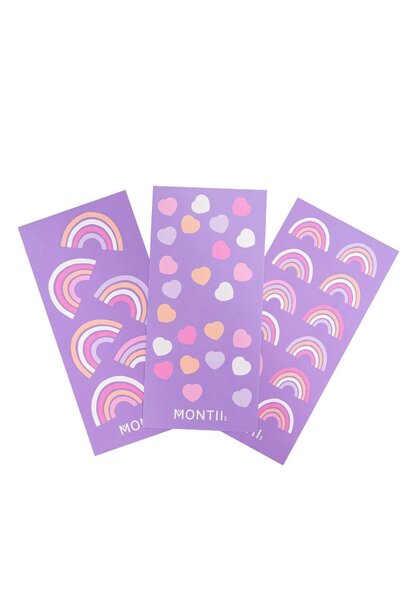 Montii waterproof sticker set Rainbow Roller