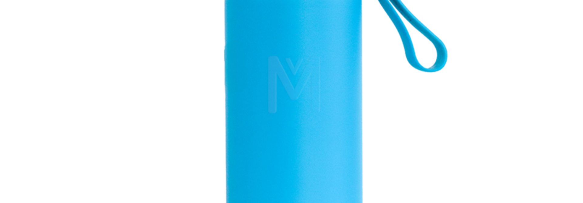 MontiiCo thermo Drinkfles Sipper medium - 475 ml - Fusion range - RVS - met draagriem - Coastal