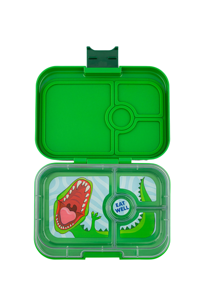 Yumbox Panino 4 vakken Jurassic Groen / Dinosaurus