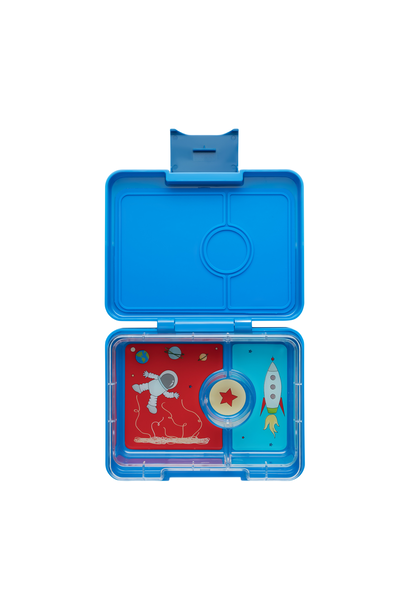 Yumbox Snack 3-sections Surf Blue / Rocket