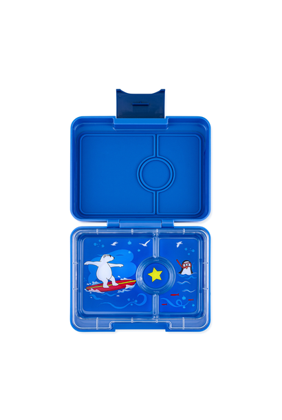 Yumbox Snack 3-sections Surf Blue / Polar Bear