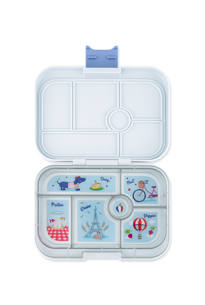 Yumbox Original 6 vakken Hazy Gray / Paris