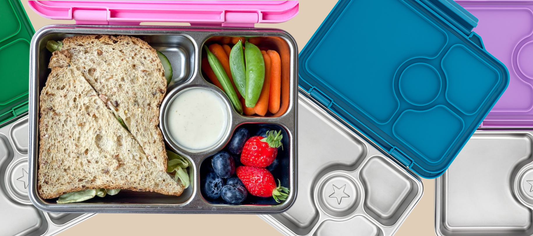 Yumbox Prêt Stainless steel